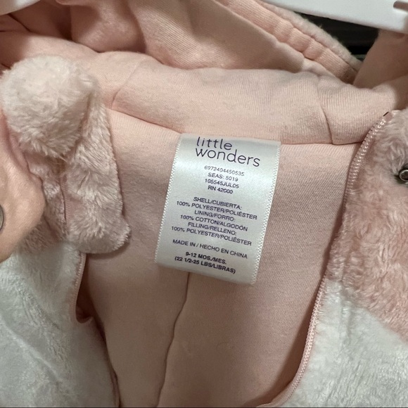 Little Wonders baby plush snow suit - Picture 2 of 3